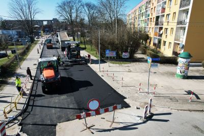 Trwają prace budowlane na ul. Wołczyńskiej
