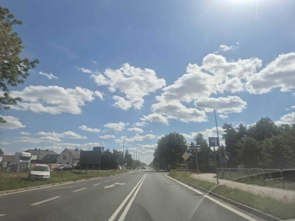 zdjęcia otwartej obwodnicy Kluczborka