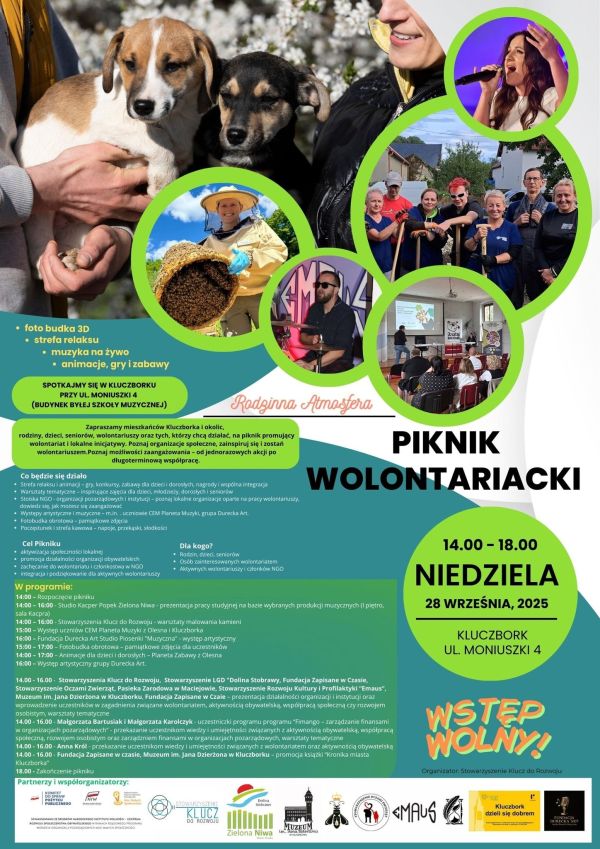 plakaty wydarzeń w weekend 26-28.09.2025