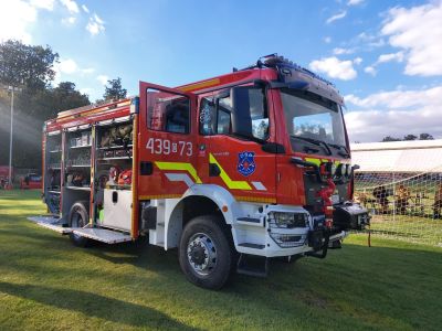 Nowy samochód strażacki