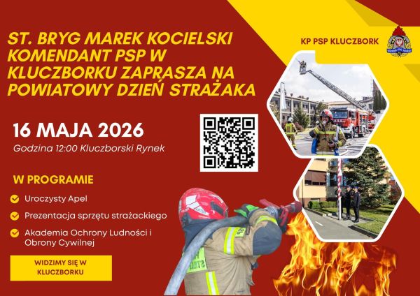 plakat ochody dnia strażaka