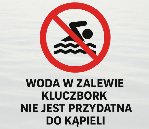 Zakaz kąpieli w Zalewie Kluczbork – woda nieprzydatna do kąpieli