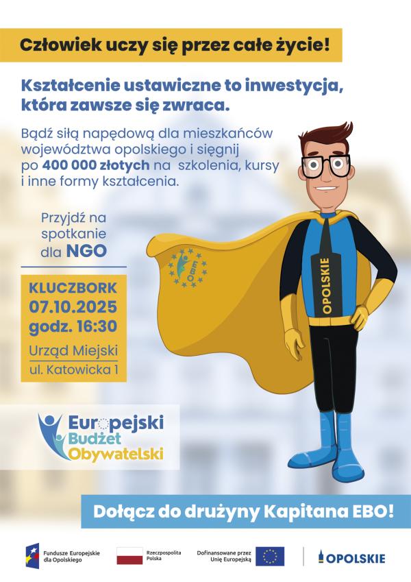 ZAPROSZENIE na spotkanie organizowane dla NGO z zakresu kształcenia ustawicznego mieszkańców województwa opolskiego