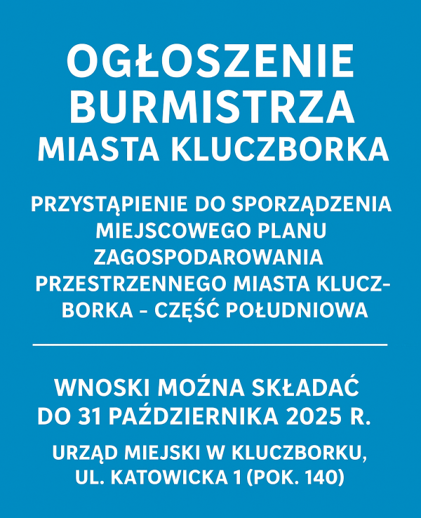 Mieszkańcy mogą składać wnioski do nowego planu zagospodarowania przestrzennego