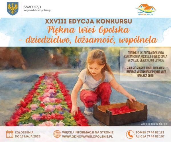 Pokaż piękno swojej wsi i smak regionu – ruszają konkursy z atrakcyjnymi nagrodami!